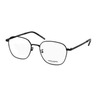 SAINT LAURENT Metal Square Eyeglass Frames Unisex Multicolor