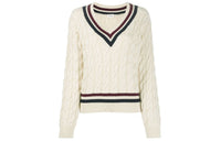 CELINE FW21 Loose Fit Sweater Women's White