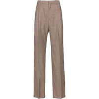 SAINT LAURENT Pleated Wool Tailored Trousers
