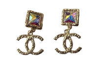 CHANEL Earrings Women's Gold