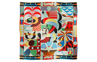 HERMES Silk Scarves Women's Multicolor