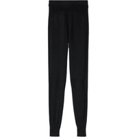 Loro Piana Knitted Sports Pants Women's Black Sand