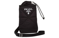 PRADA Fabric Laptop Bag Crossbody Bag Shoulder Bag Men's Black