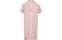 HERMES Short-Sleeved Dresses Women's Pink