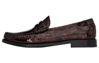 SAINT LAURENT Le Loafer Flat Shoes Women's Red