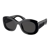 PRADA Irregular Shape Sunglasses Women's Black