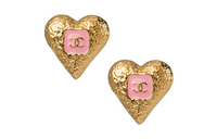 CHANEL Metal Stud Earrings Women's