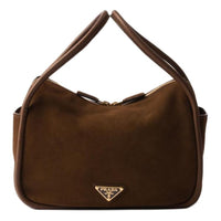 PRADA Leather Shoulder Bag, Crossbody Bag, Handbag Women's Cocoa Brown