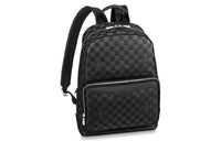 LOUIS VUITTON Cow Leather Backpack Men's Black