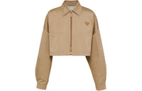 PRADA Triangle logo Cropped Jacket