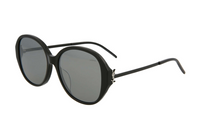 SAINT LAURENT Acetate Round Sunglasses Women's Black