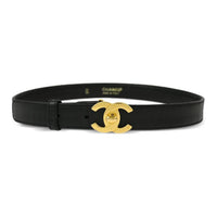 CHANEL 1990-2000s Cc Turn-lock Belt