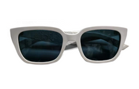 DIOR Acetate Square Sunglasses Unisex White