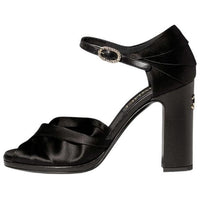 CHANEL Strap Sandals Women's Black