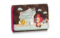 LOUIS VUITTON Victorine Wallet Vivienne Holiday Monogram Canvas/Fuchsia