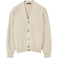 Loro Piana FW24 Cashmere Sweater Men's White