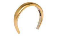 MIU MIU Fabric Headbands Women's Gold