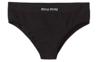 MIU MIU SS24 Underpants Women's 1 Pack Black