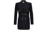 SAINT LAURENT Coats Women's Black