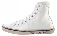 SAINT LAURENT High Top Stylish Skateboarding Shoes Women's Light Green