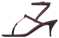 SAINT LAURENT One Strap Sandals Women's Red