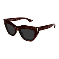 SAINT LAURENT Acetate Cat Eye Sunglasses Women's Tortoiseshell