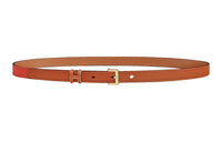 HERMES Minimalist Style Gold Buckle Epsom Calfskin Belt Women's Width: 1.5cm