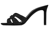 SAINT LAURENT Tribute Slip-On Heeled Mules Women's