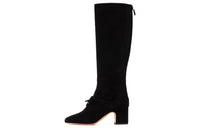 Loro Piana Maxi Charms Knee-high Boots 5.5cm Women's Marine Blue