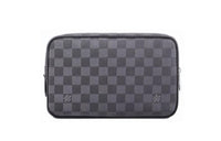 LOUIS VUITTON Kasai Clutch Damier Graphite