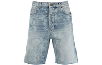 SAINT LAURENT Denim Shorts Men Blue