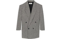SAINT LAURENT Double-Breasted Long-Sleeved Blazer