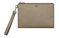 DIOR Cow Leather Wallets Clutches Men's Beige
