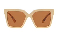 MIU MIU Sunglasses Women's Beige Yellow