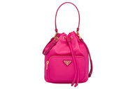 PRADA PRADA Luggage Collection Fabric One Shoulder Handbags Women's Fuchsia