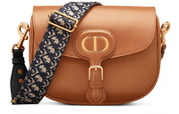 DIOR Bobby Cow Leather Shoulder Bag Crossbody Bag Women's Dark Brown