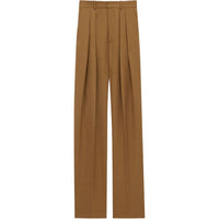 SAINT LAURENT Casual Pants Women's Mustard Green