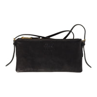MIU MIU Leather Clutch Mini Women's Black