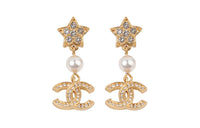 CHANEL 22c Early Spring Earrings Women's Gold