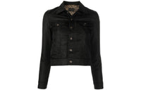 SAINT LAURENT Cropped Coats Women's Black