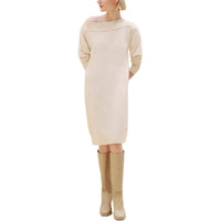 HERMES FW24 Long-Sleeved Dresses Women's White
