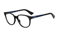 DIOR Acetate Metal Irregular Shape Eyeglass Frames Women's Black