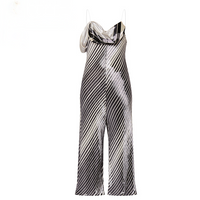 LOUIS VUITTON Jumpsuit Women's Black White