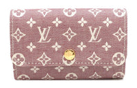 LOUIS VUITTON Leather Wallet Unisex Tan