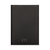 DIOR Cow Leather Passport Holder Regular Men's Black