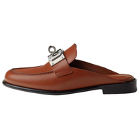 HERMES Wrap-toe Slippers Women's Brown