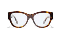 CHANEL Eyeglass Frames Women's Brown