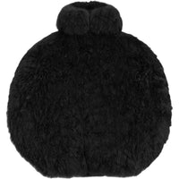 CELINE Velvet-feel Coat Women's Black