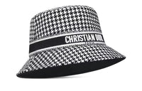 DIOR 2000s Houndstooth Bucket Hat