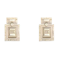 CHANEL Metal Earrings Women's Gold